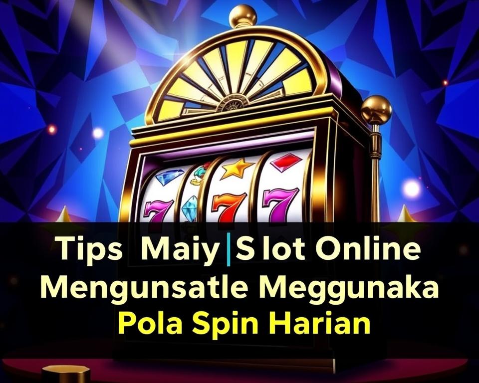 Tips Main Slot Online Menggunakan Pola Spin Harian